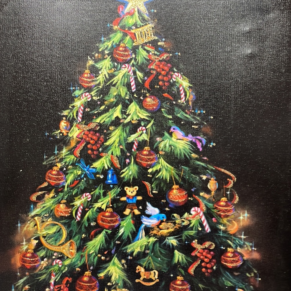 Christmas tree wall decor - Picture 2 of 3